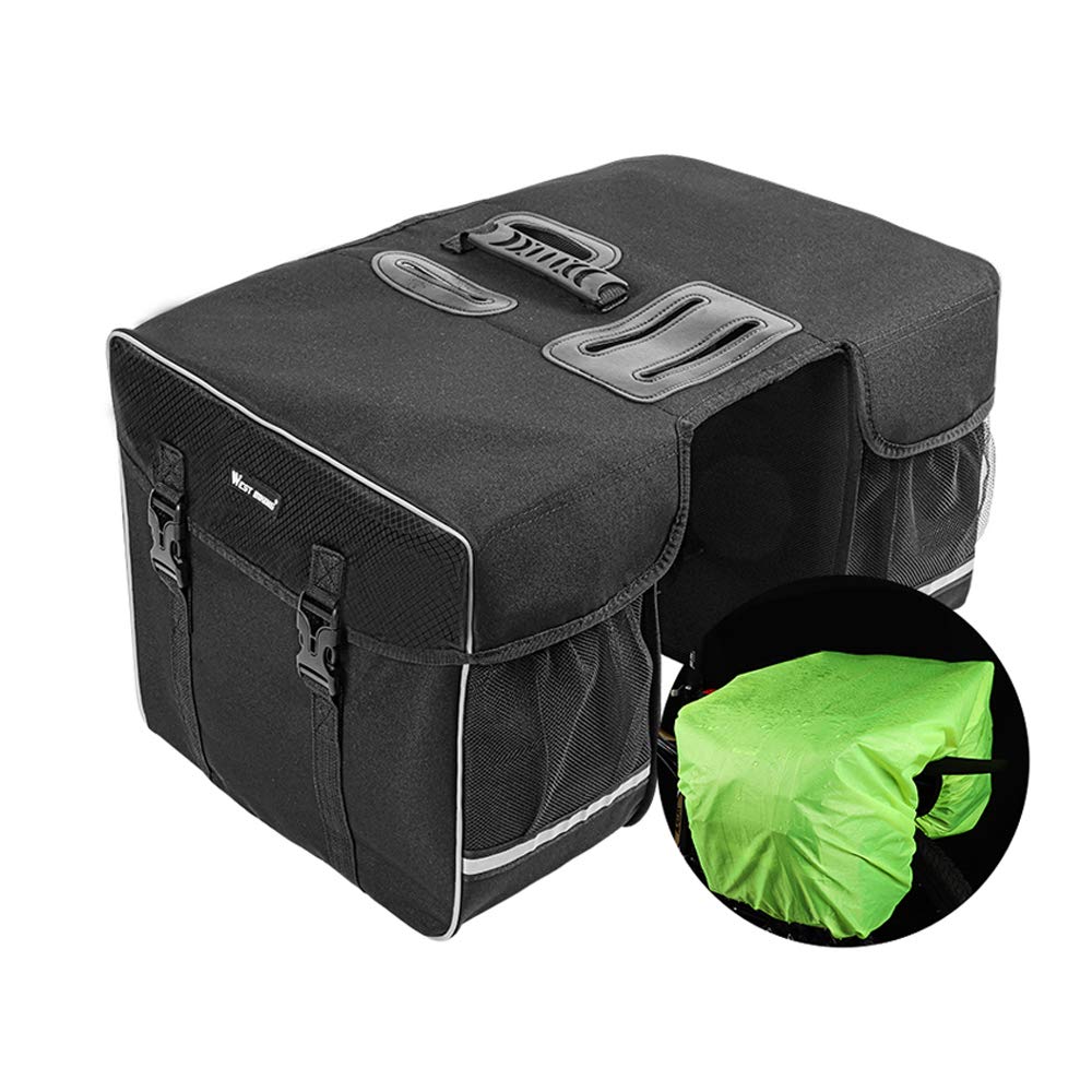 30L Bicycle Trunk Bag Waterproof MTB Road Bike Bag Cycling Double Side