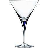 Orrefors Blue Intermezzo 7 Ounce Martini Glass