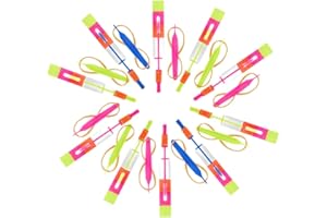 Arrow Helicopter Elastic Copters with LED Light Random Color 48PCS Arrow Helicopter Flying Led Flying Catapult Toys