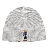 POLO RALPH LAUREN Mens Denim Polo Bear Beanie