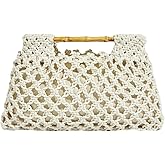 Floerns Women's Straw Bag Handle Beach Clutch Purse Hobo Handbag