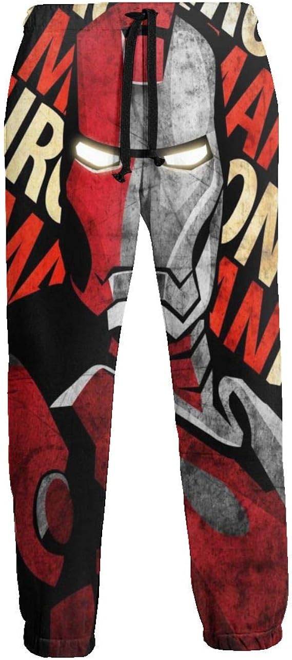 Amazon Co Jp 最新のメンズ人気のロングパンツ アイアンマンポスター 春 夏 秋と冬のファッションズボン ショッピング 旅行 学校 仕事 スポーツ 服 ファッション小物