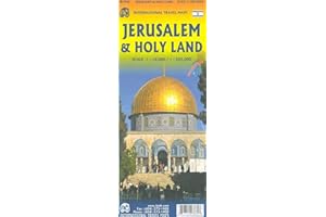 Jerusalem & Holy Land Travel Reference Map 4th Ed. 2019 (Waterproof)