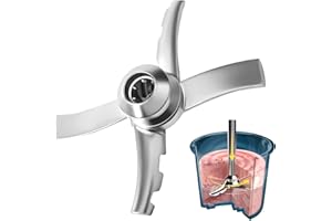 SACUMEA Compatible with ninja Creami Blade,Replaces NC301 NC300 NC299AMZ Series Ice Creami Stainless Steel Paddle Blade, Creami Replacement Blade Compatible with ninja NC300 NC301 CREAMi Ice Cream Maker