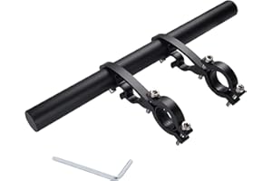 Yizhet Bike Handlebar Extender, Bicycle Handlebar Extension Lightweight Durable Double Bike Handlebar Bracket for Holding Bicycle Speedometer, GPS, Phone Mount Holder