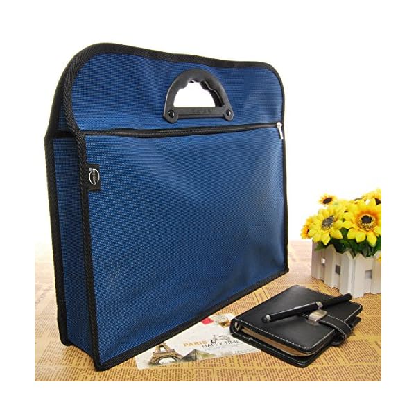 VORCOOL-Waterproof-Document-Bag-Portable-Waterproof-Double-layer-Oxford-Fabric-Documents-Pouch-Bag-Dark-Blue VORCOOL-Waterproof-Document-Bag-Portable-Waterproof-Double-layer-Oxford-Fabric-Documents-Pouch-Bag-Dark-Blue