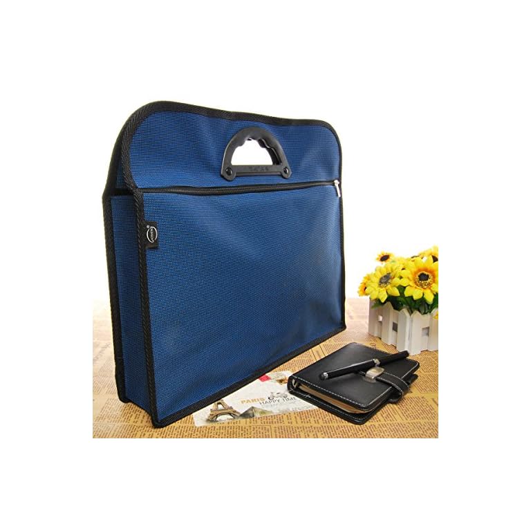 VORCOOL Waterproof Document Bag Portable Waterproof Doublelayer Oxford