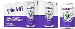SPINDRIFT Grapeade Sparkling Water 8pk, 12 FZ
