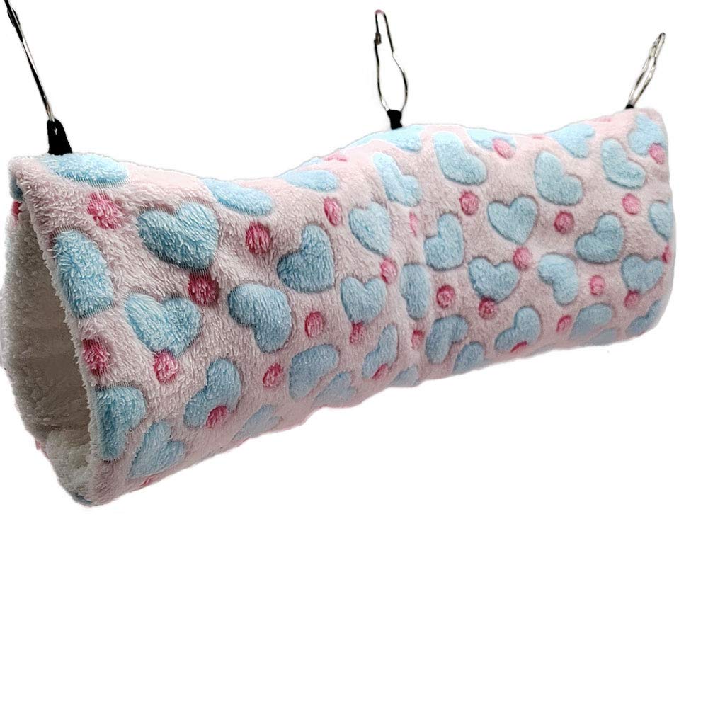 Hanging Tunnel For Small Animals, Hanging Hamster toys, Sugar Glider Hammock Cage Accessories Bedding for Chinchilla Ferret Squirrel Guinea Pig Rat Playing Sleeping