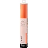 Cricut Smart Removable Vinyl, Orange - 3ft Roll (13'x36') | For Explore and Maker 3 - Matless cutting for long cuts up to 12ft