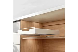 Pull Out Cabinet Organizer Fixed with Adhesive Nano Film,Peel and Stick Slide Out Drawers for Kitchen Cabinets for Kitchen,Ho