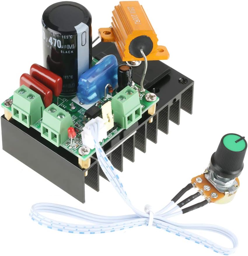 Motor Speed Controller, DM-1105S-L12V 24V 48V 110V 400W DC Brush Motor Speed Controller