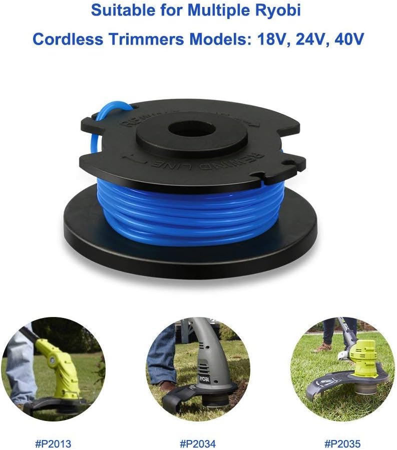 Gekufa Strimmer Spool Compatible with Ryobi One+ AC14RL3A, 18V - Image 5