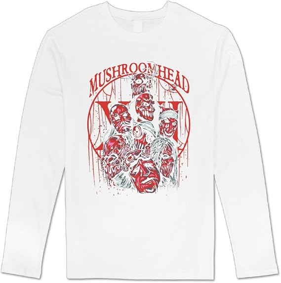 Amazon Co Jp メンズ ヘヴィメタル 音楽 Tシャツ 長袖 Xxl White 服 ファッション小物
