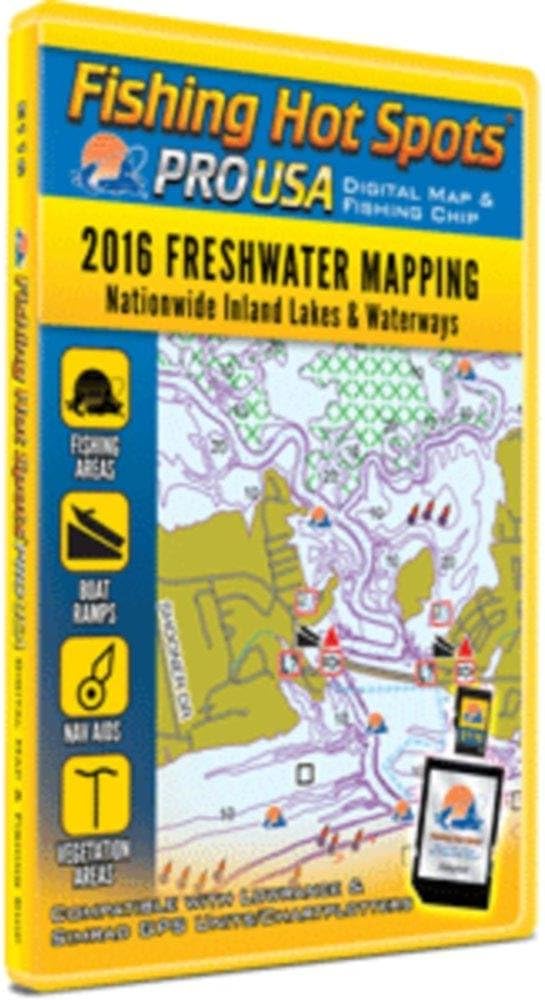 Fishing Hot Spots PRO USA Digital Map