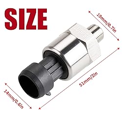 MWMNUN Pressure Transducer Sensor 100Psi with