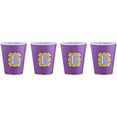 Paladone Friends TV Show Shot Glasses - Set of 4 - Monica's Door Photo Frame Friends TV Show Gifts