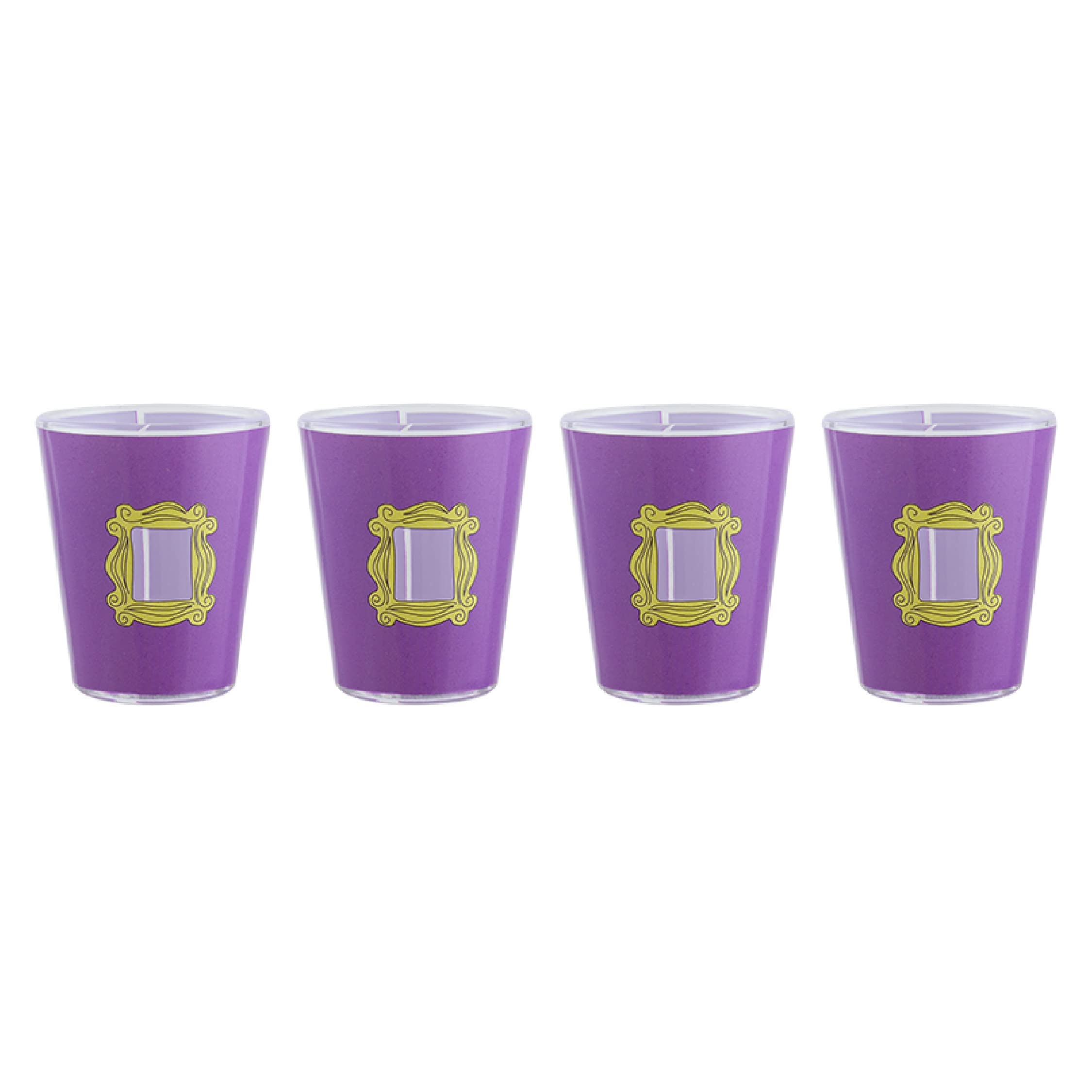 Paladone Friends Shot Glasses - Set of 4 - Monica's Photo Frame - Official Merchandise — image 1