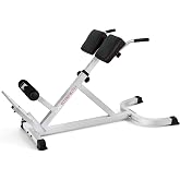 CAP Strength Hyperextension Roman Chair, 300lb Capacity, Steel Frame | 300lb Capacity, Steel Frame, Foam Padding, Core &amp; Lower Back Training, Home Gym, 57.87 x 27.56 x 34.65 in