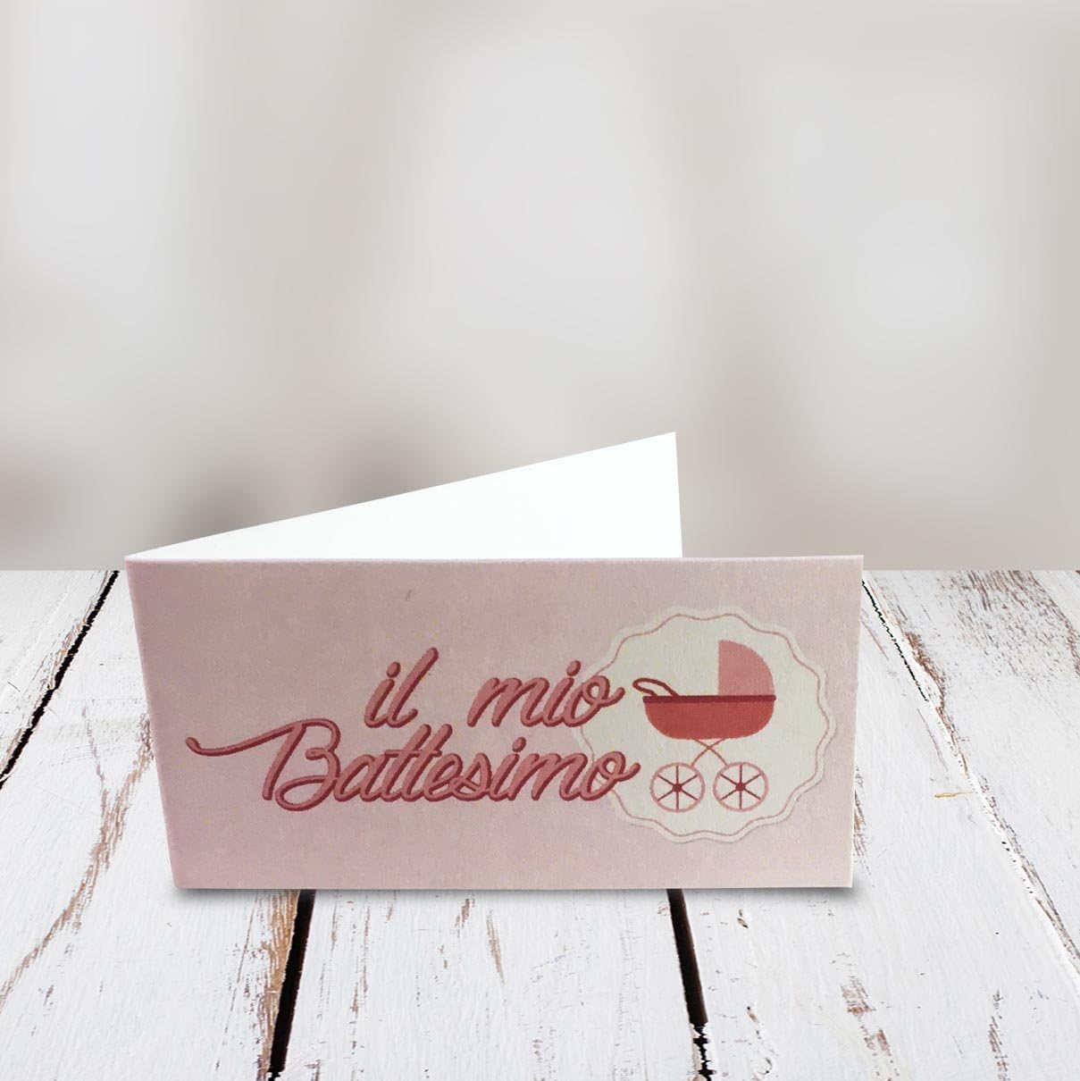 Bigliettini Cresima Santa - Set 50 Pezzi Cartoncino 200g/m² Per Inviti