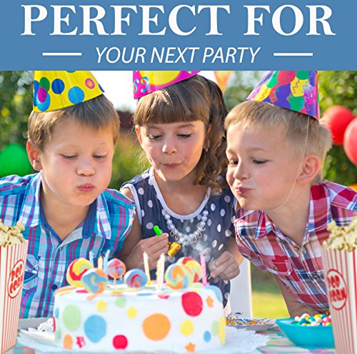 Chefast Small Popcorn Box Pack - 30x Red and White Striped Mini Boxes With 10x Chalkboard Stickers - Ultimate Party Favor - Perfect for Birthday and Theater Themed Parties, Movie Nights, and Carnivals - Thumbnail 4