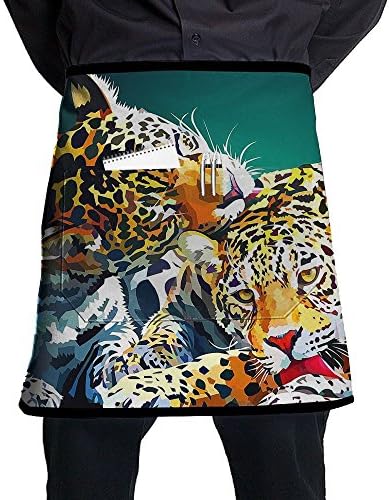 Gentle Tigers Unisex Multi-purpose Adjustable Kitchen Chef Apron Unique Grill Aprons Kitchen/Restaurant Chef Bib- With Tool Pockets Perfect For Cooking,Baking,Barbequing