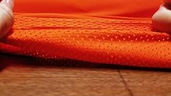 Pico Textiles 1 Yard – Orange Polyester Pro Mesh