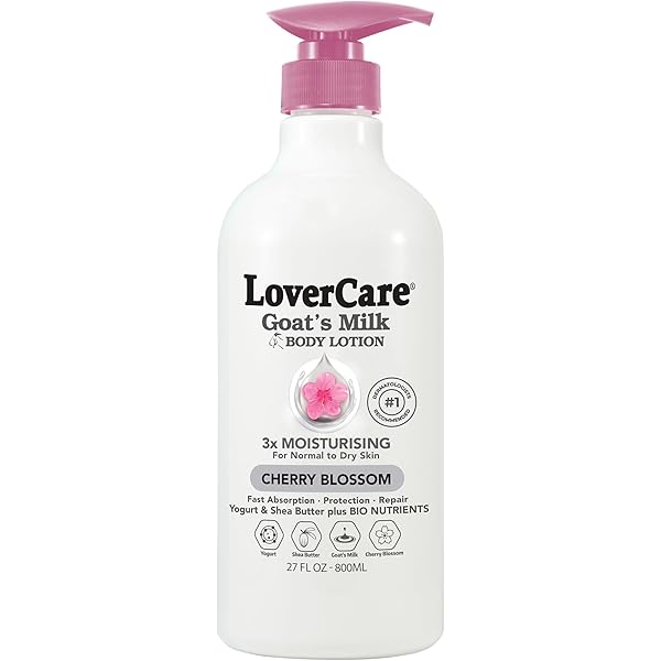 Amazon.com : Lovercare Goat Milk Body Lotion for Dry Skin 27.05 oz