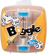 Hasbro C2187 Boggle Classic Word Game 90 Seconds Travel Case Brown view 3
