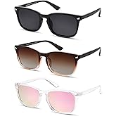 BEALER Polarized Sunglasses for Women Trendy Rectangle Sun Glasses Womens Classic Retro Shades UV400 Protection