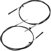 12FT 600A Marine Throttle Shift Cable for Mercury MerCruiser CC17912 | Compatible with Mercury MerCruiser Marine Force Outboard Engine 12FT 600A, Replace CC17912