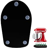 Mixer Slider Mat Compatible with KitchenAid 4.5 Quart Tilt-Head Stand Mixer | Acrylic Sliding Tray Appliance Sliders for Kitchen Aid 4.5 Qt Mixers Accessories, Mixer Slider Mat, Black