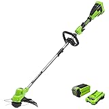 Greenworks 40V 15" Cordless String Trimmer, 2.0Ah