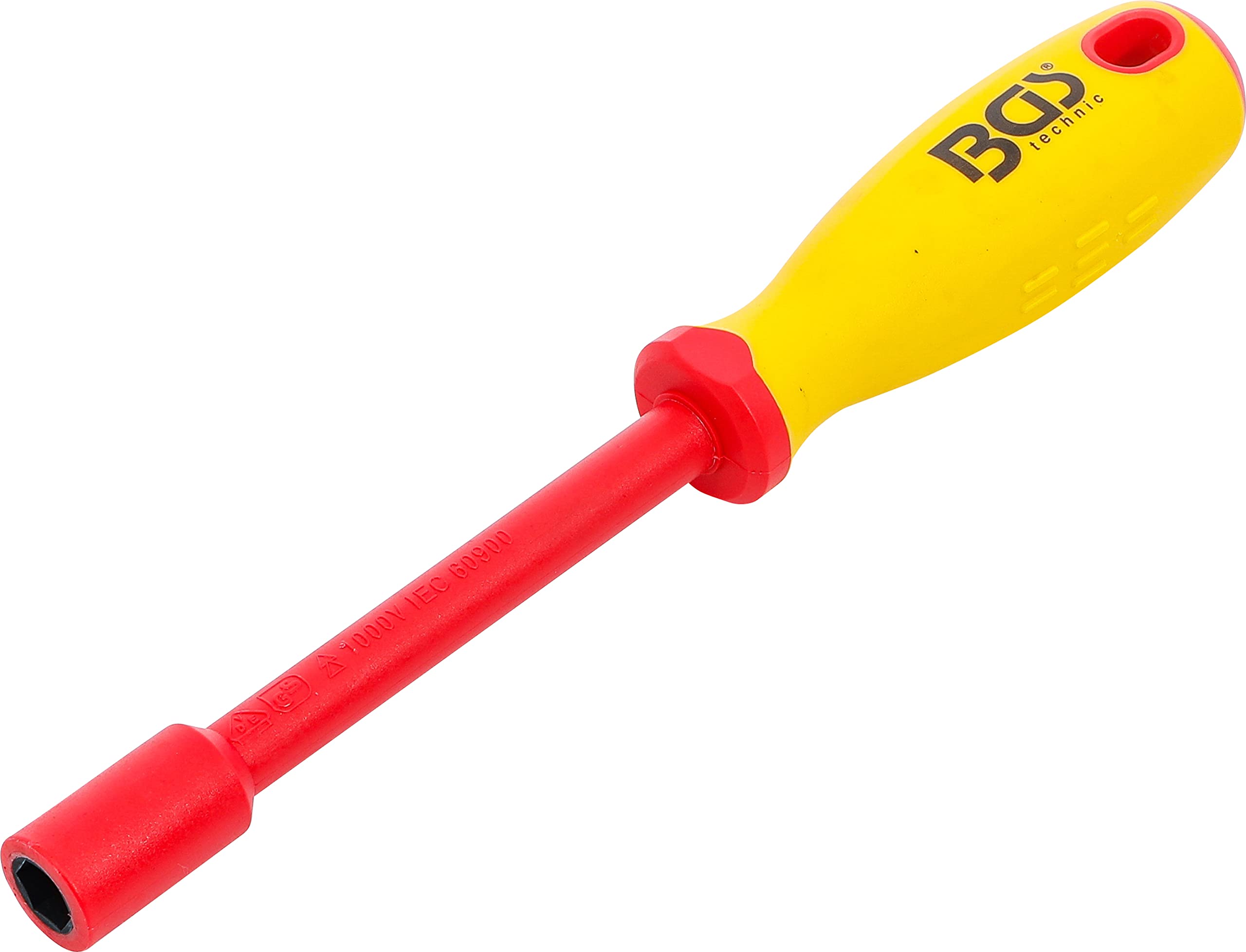 BGS 71090 | VDE Socket Screwdriver | Hexagon | 10 mm | Blade Length 125 mm