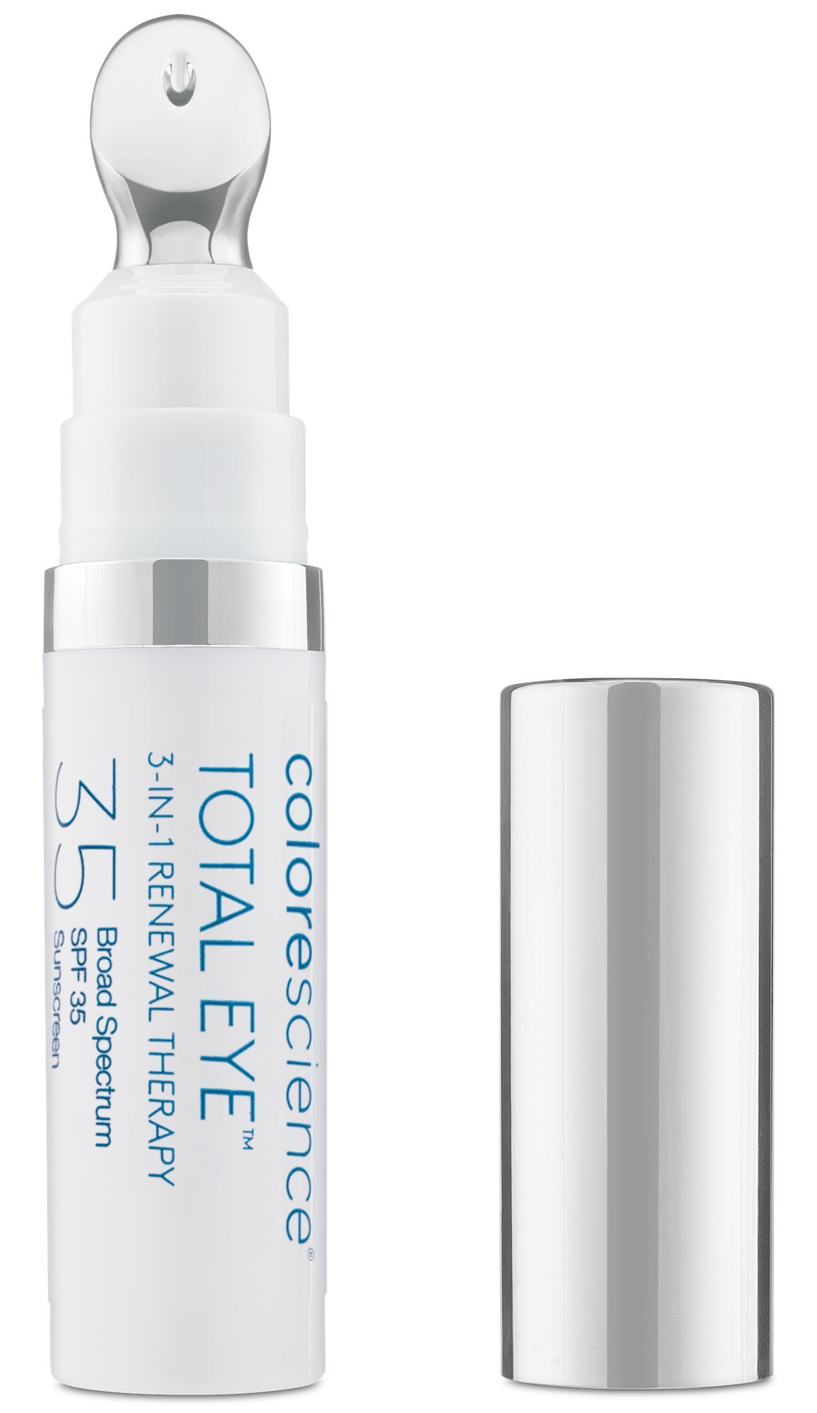 Colorescience Total Eye 3-in-1 Anti-Aging Renewal Therapy for Wrinkles & Dark Circles, SPF 35