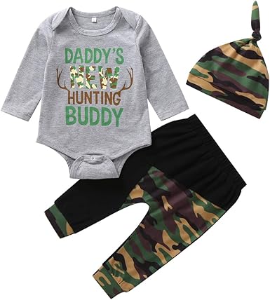 baby boy camo outfit