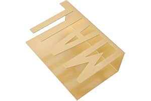 Desktop Mail Holder Crafted from Metal, Stylish Hollow Design Organizer with Housewarming and Wedding Gift, Suitable for Bill