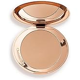 Charlotte Tilbury Airbrush Matte Bronzer - Smoothing & Blurring Powder Bronzer with an Airbrush Finish - Refillable Makeup Infused with Silky Mica & Hyaluronic Acid