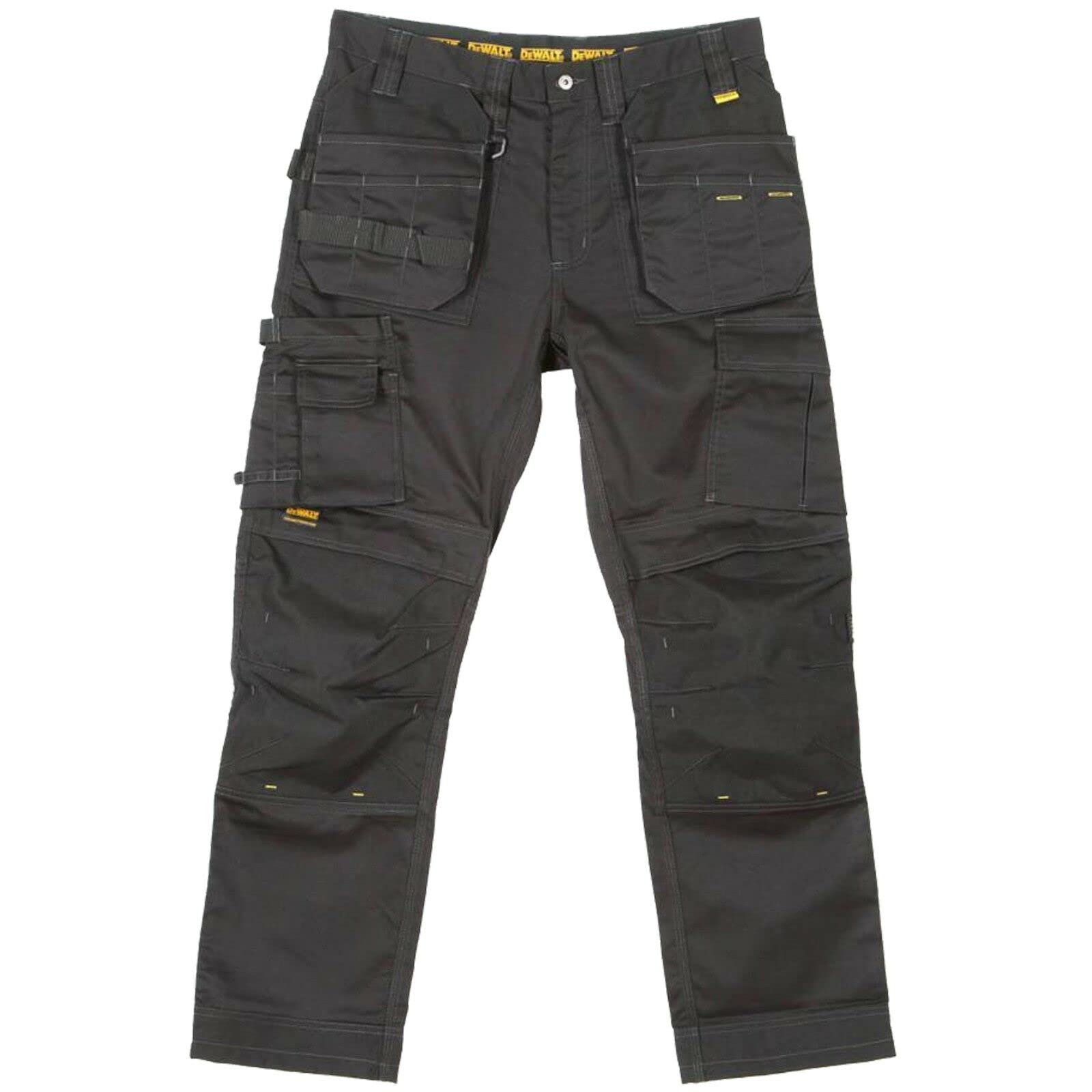 DeWALT THURLSTON 38W/31L Thurlston Black 3D Stretch Trouser, 38 Waist, 31 Leg