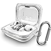 FIOPAZ for Nothing Ear (a) Clear Case with Keychain | Hard TPU Protective Cover Compatible with Nothing Ear (a), Transparent Scratch-Resistant Shell Case