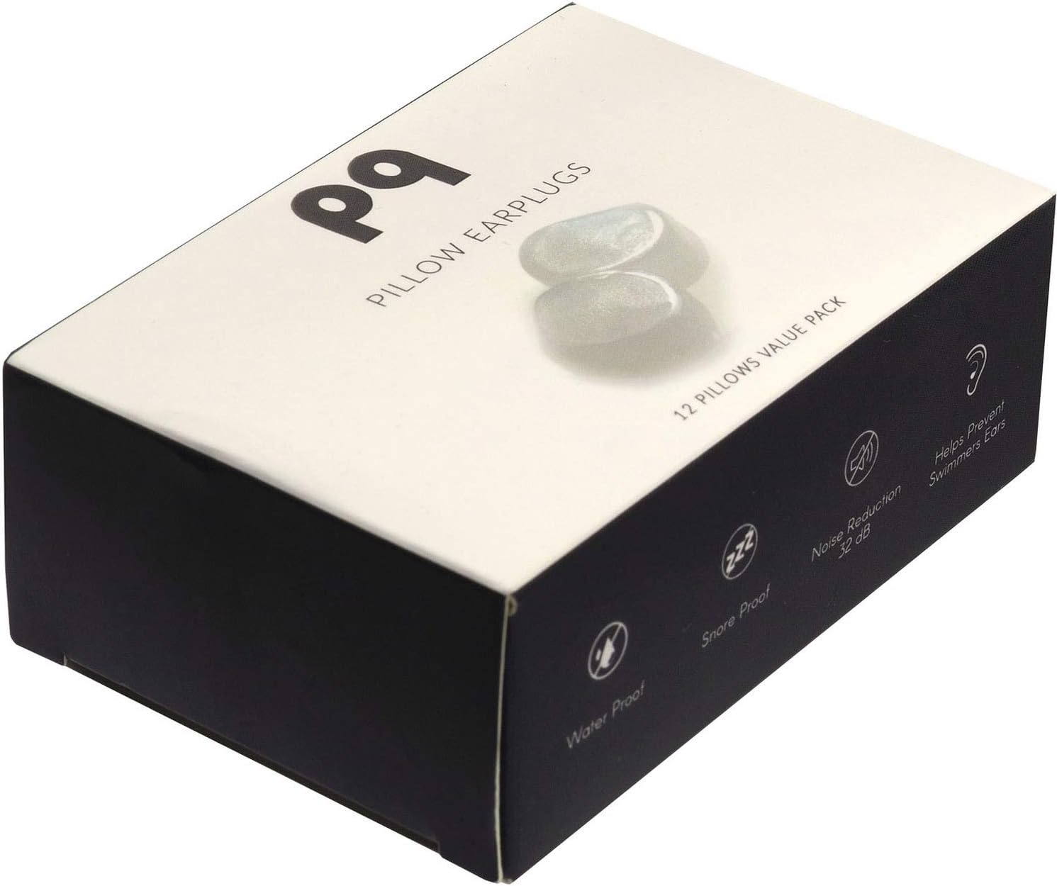PQ Wax Ear Plugs for Sleep - 12 Silicon Wax Earplugs for Sleeping and Swimming - Gel Ear Plugs for Noise Cancelling & Ear Protection - Sleeping Earplugs with Sound Blocking Level of 32 Db (12-Pillows): Health & Personal Care