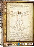 EuroGraphics Vitruvian Man by Leonard Da Vinci 1000 Piece Puzzle