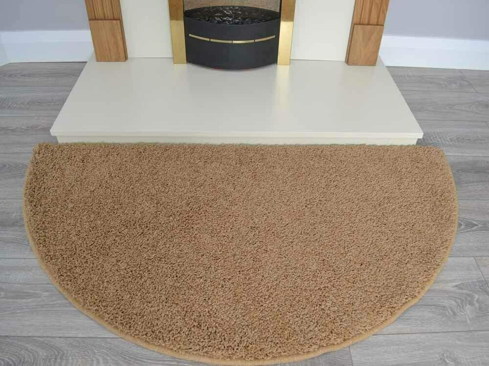 Half Moon Semi Circle Non Slip Machine Washable Hearth Living Room