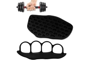 DITAIX Weight Lifting Grips for Men Women: Non-Slip Rubber Gym Grips for Maximum Grip Comfort - Heavy Duty Workout Grips for Gym Training and Exercise, Weight Lifting, Deadlift