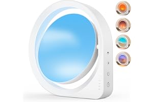 MediAcous Light Lamp, UV-Free 11000Lux Light, 7 Dynamic Scenes Mode Lamp with 4 Brightness Levels & Color Temperature & Timer, Daylight Lamp for Home/Office/Decoration