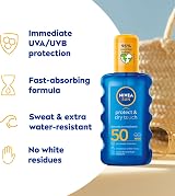 NIVEA SUN Protect & Dry Touch Invisible Sun Spray SPF 50 200 ml view 2
