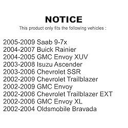 Front Wheel Bearing And Hub Assembly Pair For