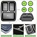 VANCOOL Meal Prep Containers 3 Compartment with Lids BPA Free Food Storage Bento Style Lunch Boxes for Portion Control ，Microwaveable/Reusable/Freezer & Dishwasher Safe, 16 Pack