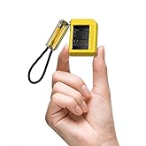 Sharge Disk M.2 NVMe SSD Enclosure with Active Cooling System, 10Gbps USB C 3.2 Gen2, Enclosure NVMe Reader Supports M Keys and Size 2230 SSDs, Yellow