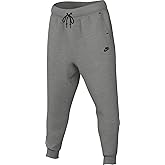 Nike Tech Men's Fleece Joggers Size- Small Dark Grey Heather/Black